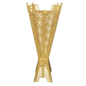 Bakhoor BoSidin - Large Size Bukhoor Incense Burner 102 cm tall Durable Arabic Style Oud Holder Charcoal Censer Gold/Silver- 843