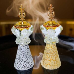 Elegant Design Incense Burner Arabic Oud Holder for Home and Office Fragrance