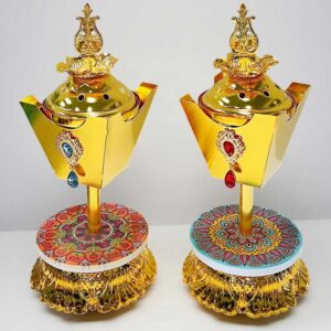 Elegant Design Incense Burner Arabic Oud Holder for Home and Office Fragrance 1 piece