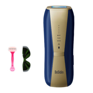 BoSidin Sapphire Latest Generation IPL Super Ice-Cooling Hair Removal Machine for Face, Body and Bikini Area Men and Women  - D-T018