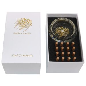 Bakhoor BoSidin - Oud Bakhoor Incense Sticks Gift Box with Incense Holder - A69-1