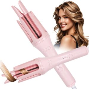 Automatic Curling Iron, Auto Self Rotating Curling Wand, 2-Way Rotation Auto Hair Curler Iron for Short Long Hair Styling - 158